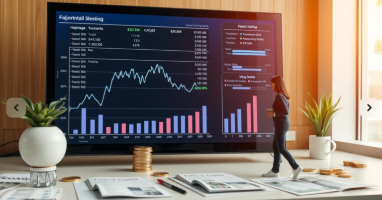 FTSE 100 stock market index with financial data on FintechZoom.com