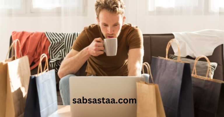 Sabsastaa.com homepage showcasing a variety of affordable products